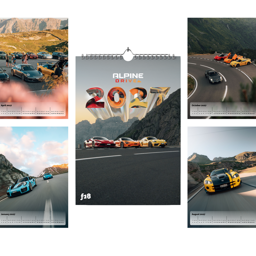 f1.8 x ALPINE DRIVE WALL CALENDAR 2027